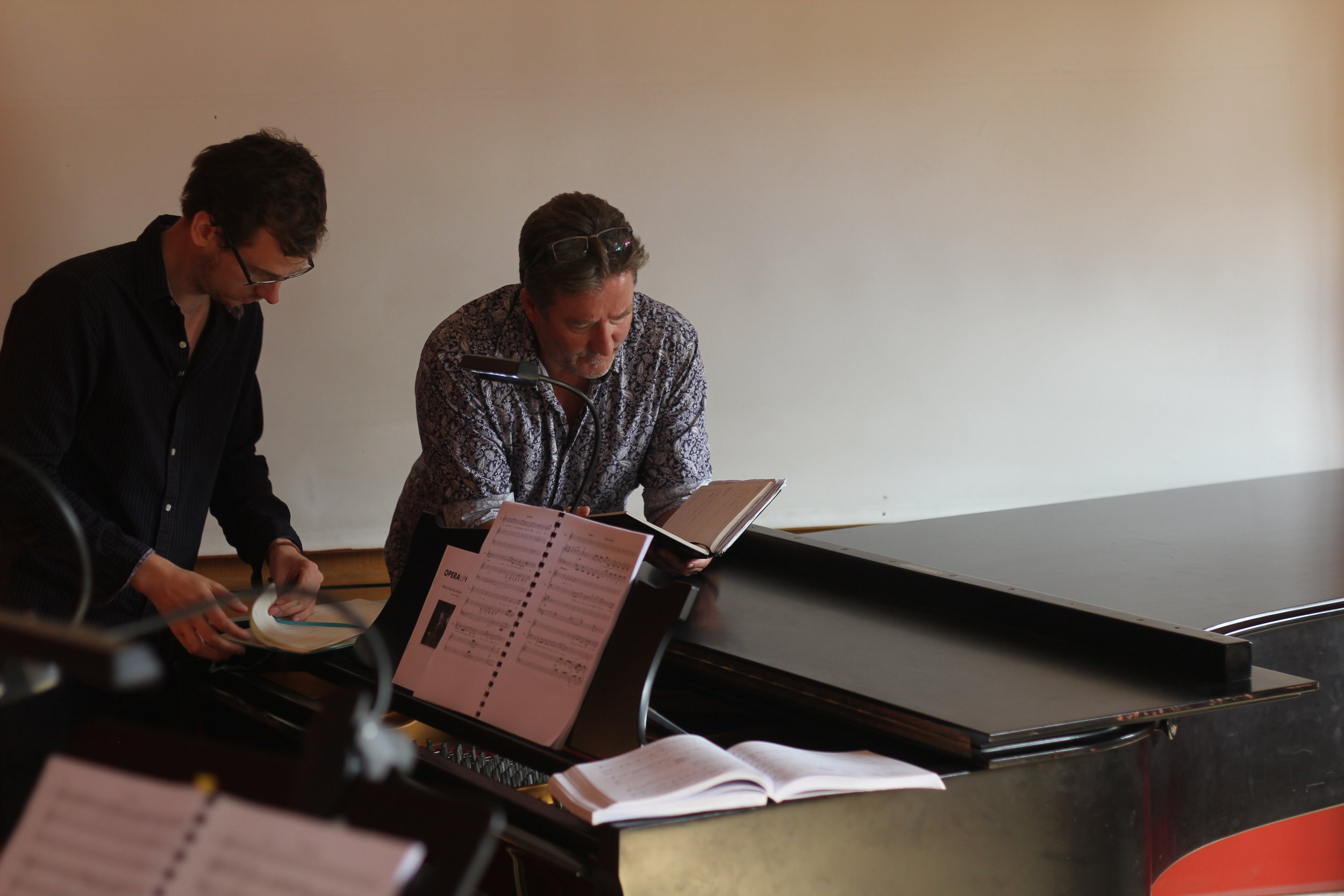 Maria Stuarda 2018: Paul McKenzie (Orchestration and Musical Director), Stuart Pendred (Lord Talbot)